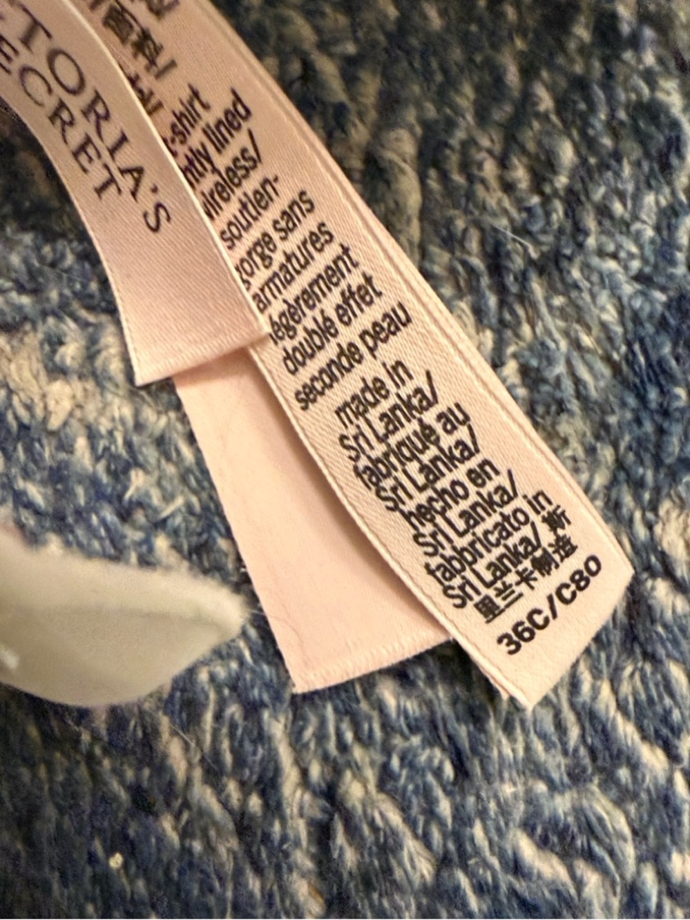 Victoria's Secret Light Pink Bra with Tag Detail